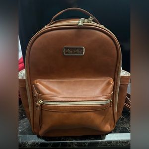 SOLD Itzy ritzy mini diaper bag cognac